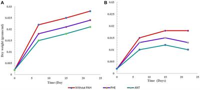 Enhanced biodegradation of phenanthrene and anthracene using a microalgal-bacterial consortium